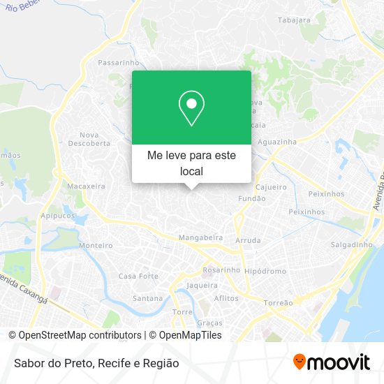 Sabor do Preto mapa
