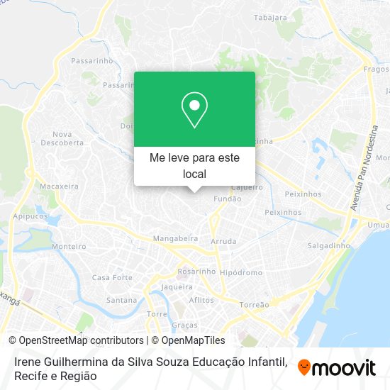 Irene Guilhermina da Silva Souza Educação Infantil mapa