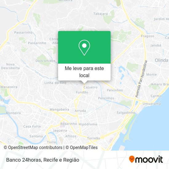 Banco 24horas mapa