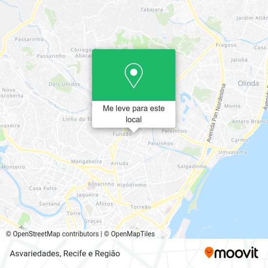 Asvariedades mapa