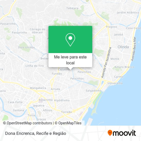Dona Encrenca mapa