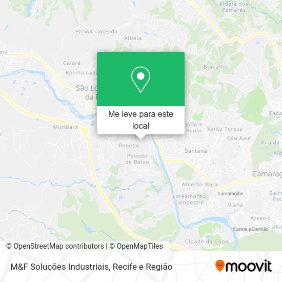 M&F Soluções Industriais mapa