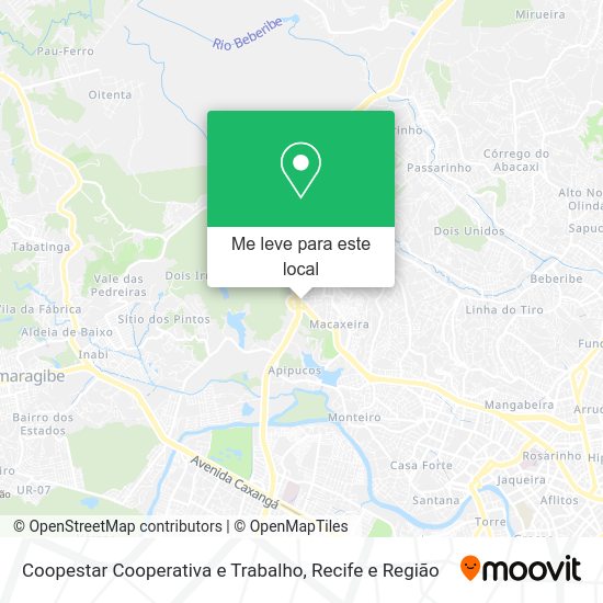 Coopestar Cooperativa e Trabalho mapa