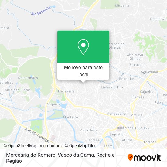 Mercearia do Romero, Vasco da Gama mapa