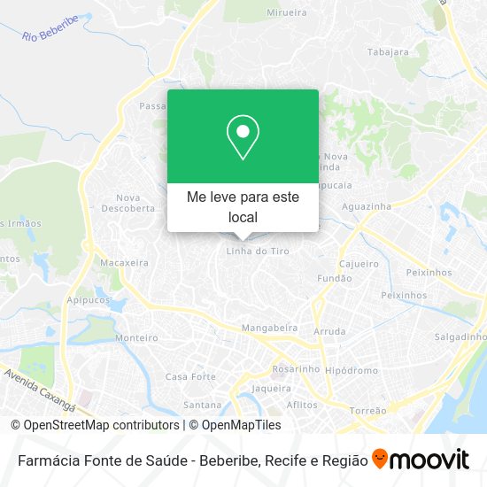 Farmácia Fonte de Saúde - Beberibe mapa