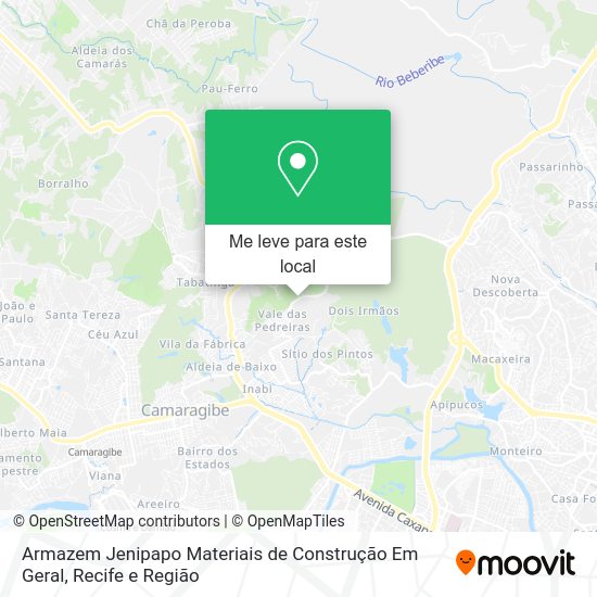 Armazem Jenipapo Materiais de Construção Em Geral mapa