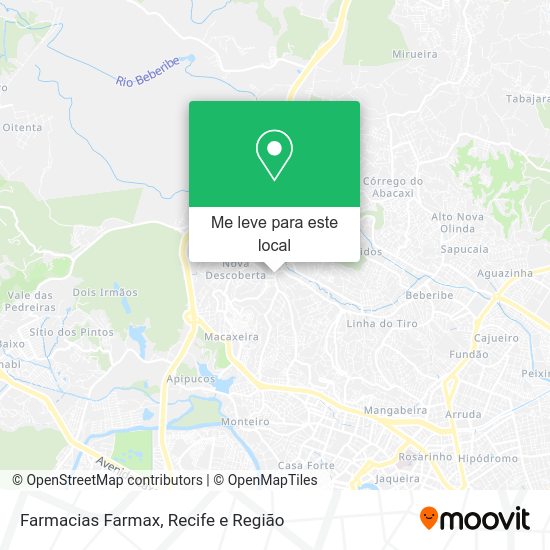Farmacias Farmax mapa