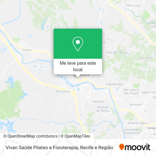 Vivan Saúde Pilates e Fisioterapia mapa