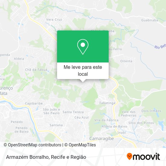 Armazém Borralho mapa