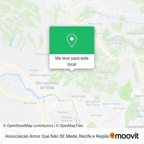 Associacao Amor Que Não SE Mede mapa