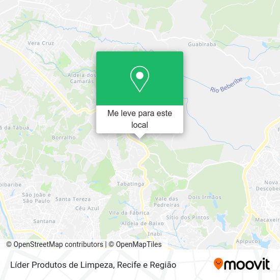 Líder Produtos de Limpeza mapa