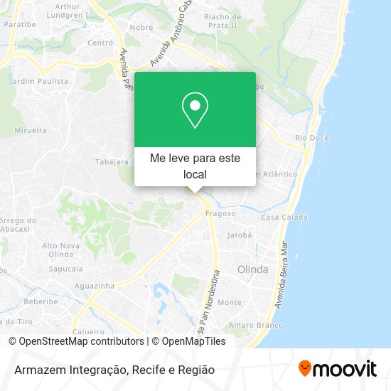 Armazem Integração mapa
