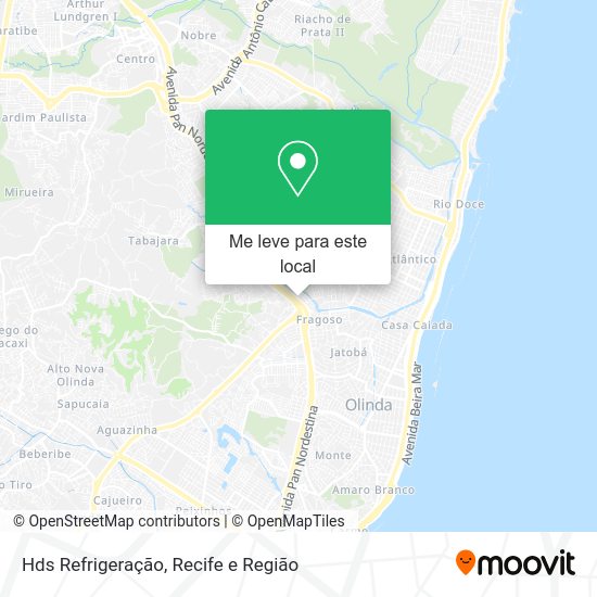 Hds Refrigeração mapa