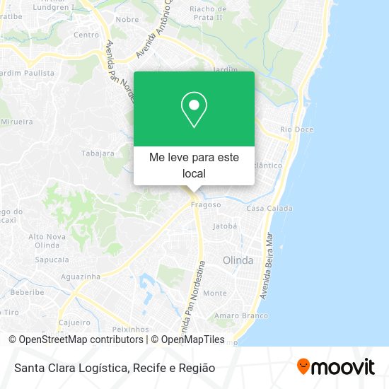 Santa Clara Logística mapa