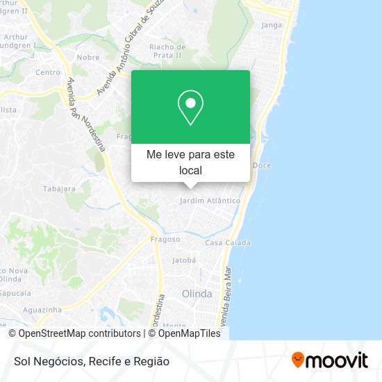 Sol Negócios mapa