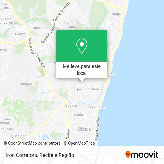 Iron Corretora mapa