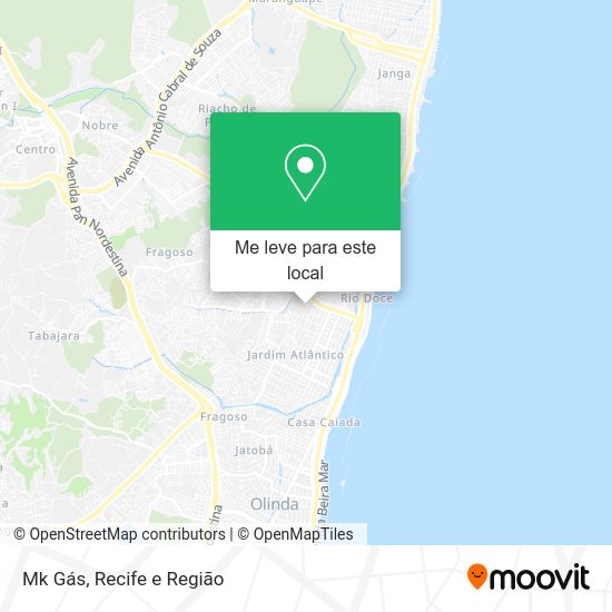 Mk Gás mapa