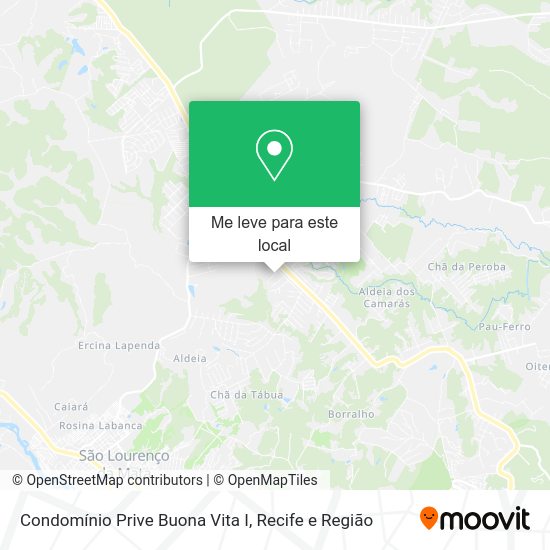 Condomínio Prive Buona Vita I mapa