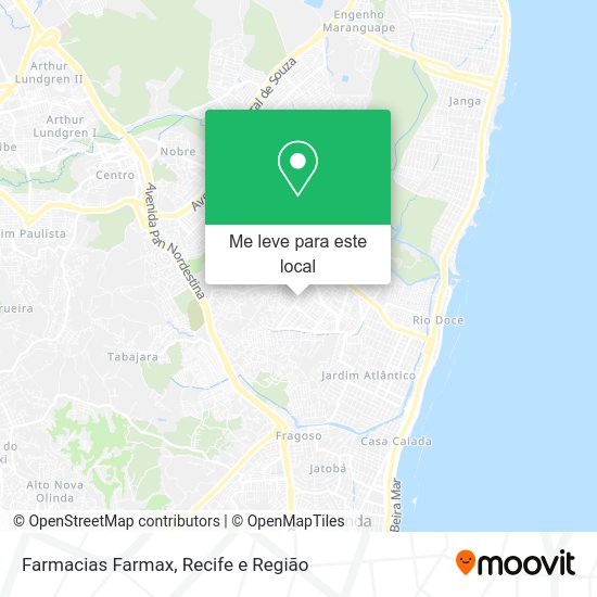 Farmacias Farmax mapa