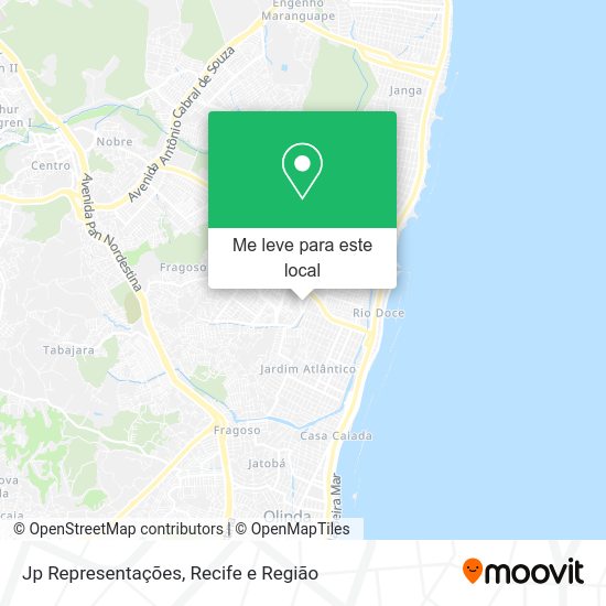 Jp Representações mapa