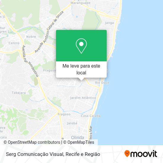 Serg Comunicação Visual mapa