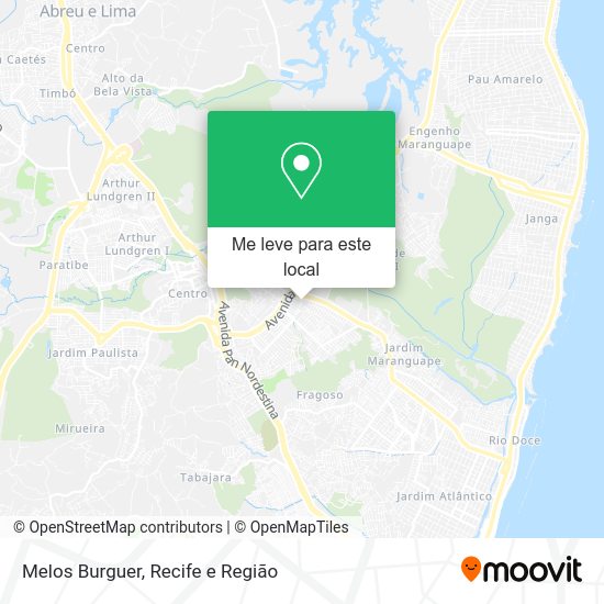 Melos Burguer mapa