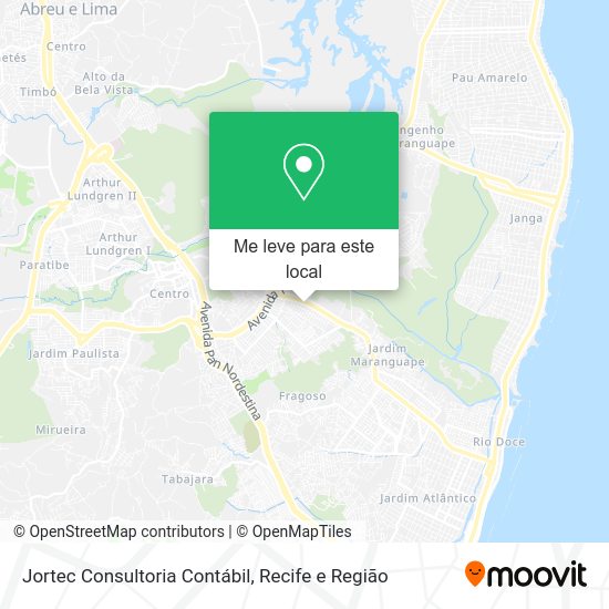 Jortec Consultoria Contábil mapa