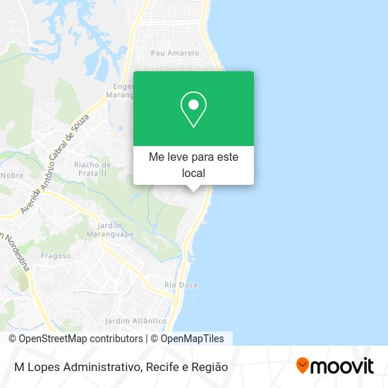 M Lopes Administrativo mapa