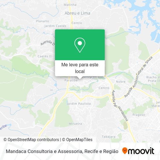 Mandaca Consultoria e Assessoria mapa