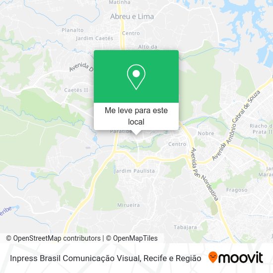 Inpress Brasil Comunicação Visual mapa