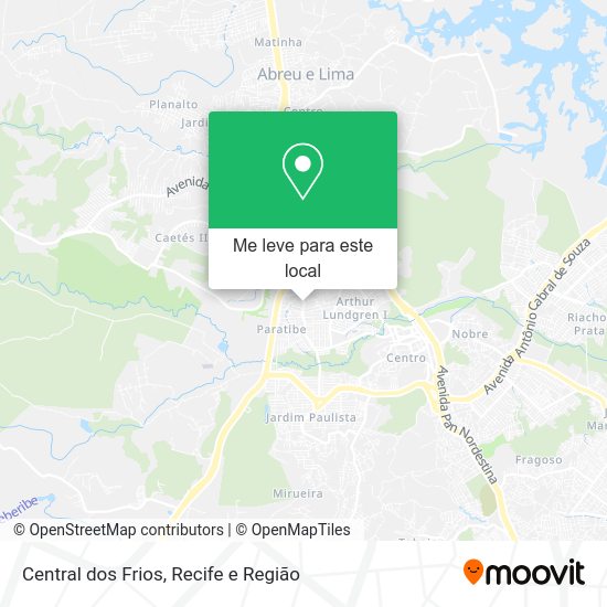 Central dos Frios mapa