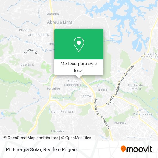 Ph Energia Solar mapa