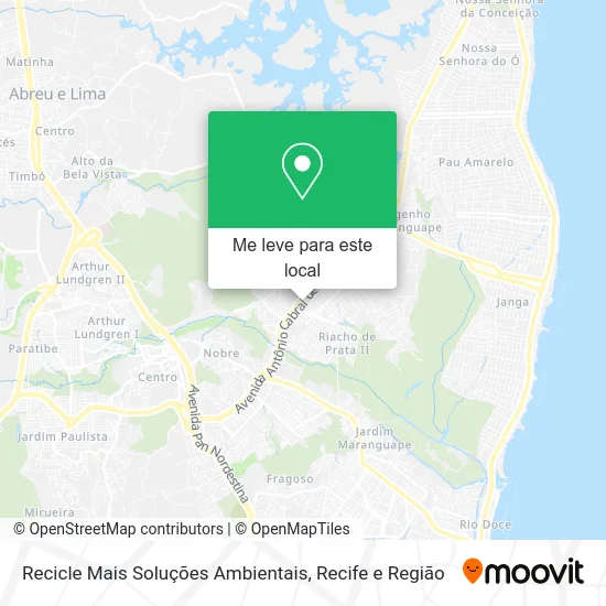 Recicle Mais Soluções Ambientais mapa