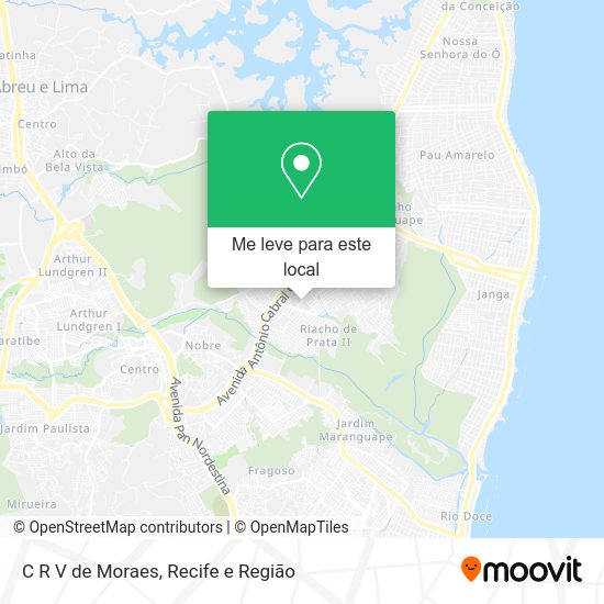 C R V de Moraes mapa