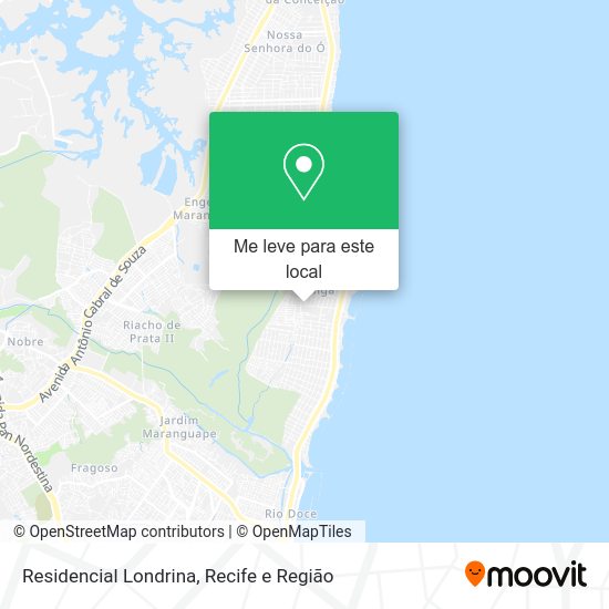 Residencial Londrina mapa