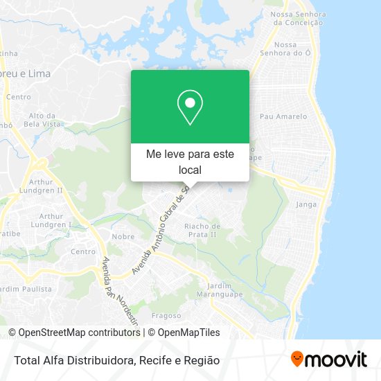 Total Alfa Distribuidora mapa