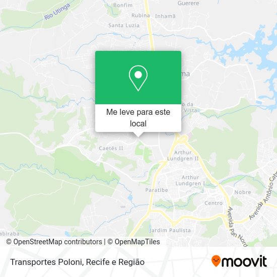 Transportes Poloni mapa
