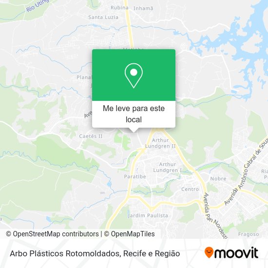 Arbo Plásticos Rotomoldados mapa