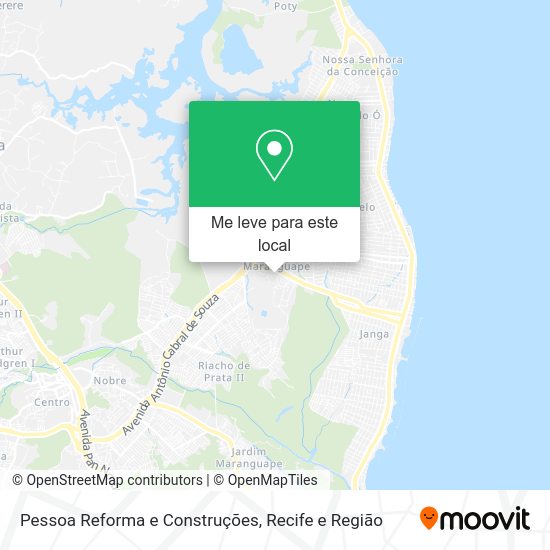 Pessoa Reforma e Construções mapa