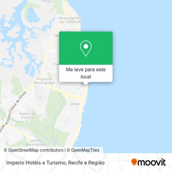 Imperio Hotéis e Turismo mapa