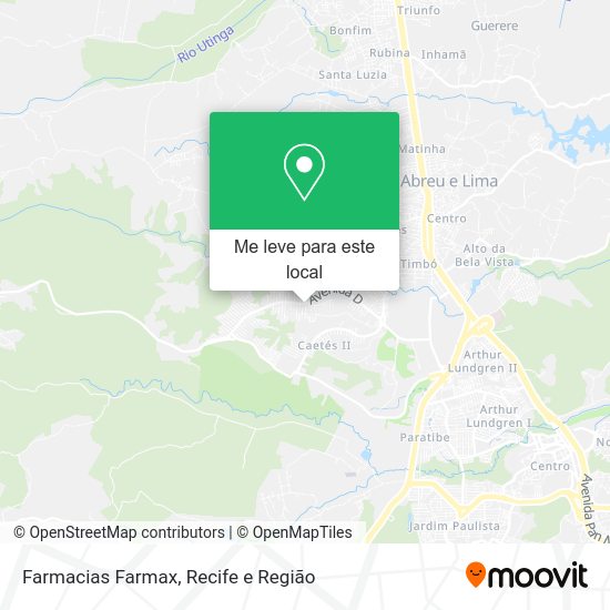 Farmacias Farmax mapa