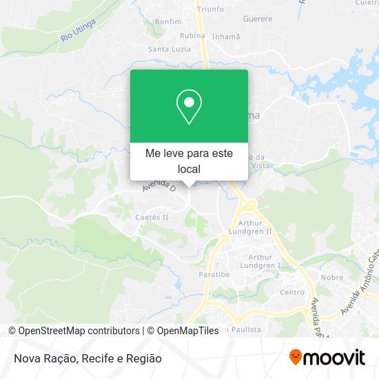 Nova Ração mapa