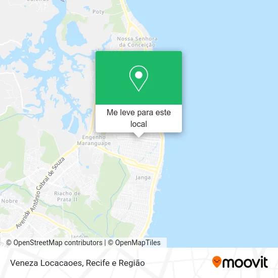 Veneza Locacaoes mapa