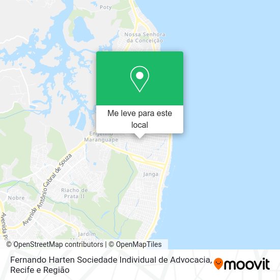 Fernando Harten Sociedade Individual de Advocacia mapa