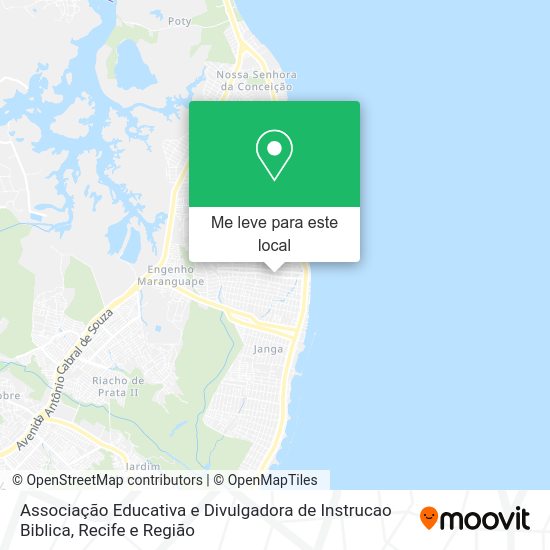 Associação Educativa e Divulgadora de Instrucao Biblica mapa