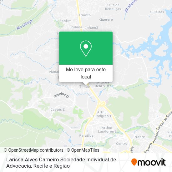 Larissa Alves Carneiro Sociedade Individual de Advocacia mapa
