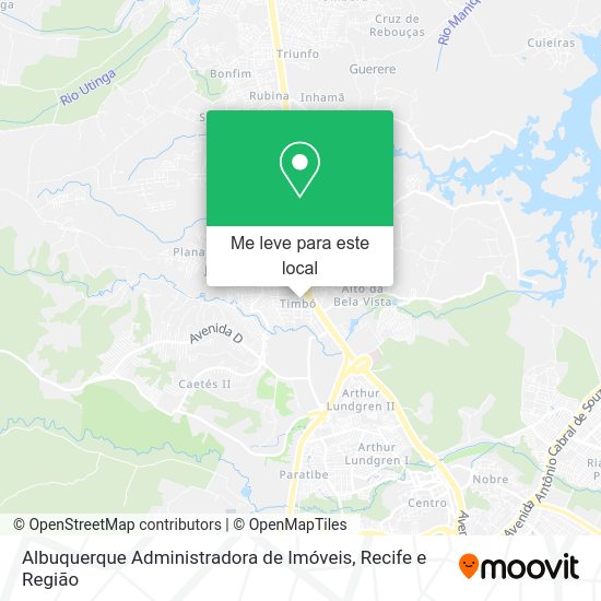 Albuquerque Administradora de Imóveis mapa