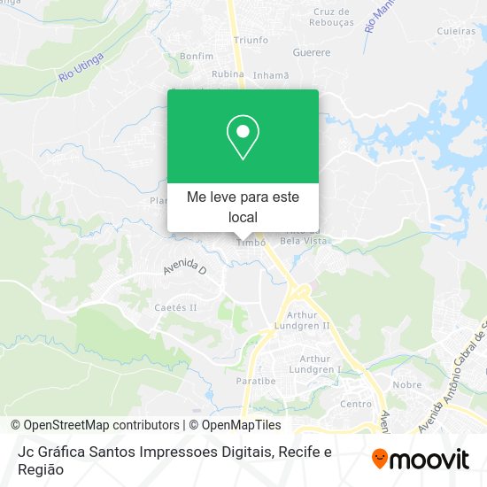 Jc Gráfica Santos Impressoes Digitais mapa