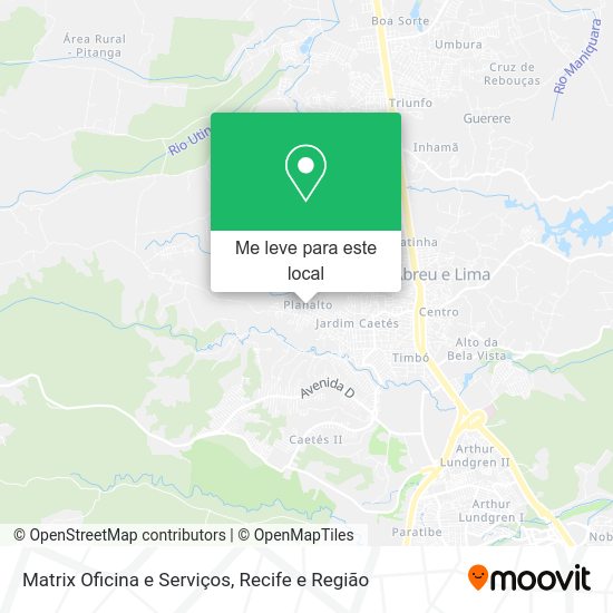 Matrix Oficina e Serviços mapa
