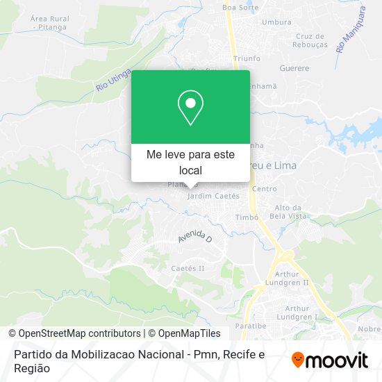 Partido da Mobilizacao Nacional - Pmn mapa